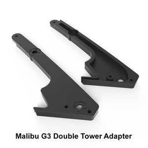 Malibu Wake Tower Speaker Bundle - White