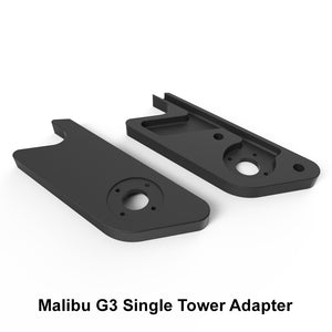 Malibu Wake Tower Speaker Bundle - Black