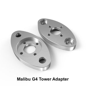 Malibu Wake Tower Speaker Bundle - White